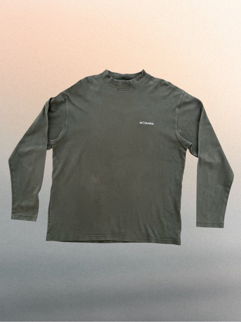 Columbia Olive Green Long Sleeve Crewneck Tee